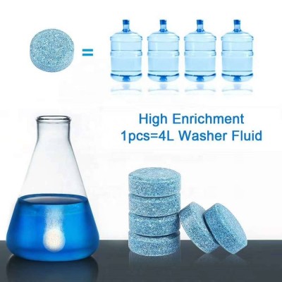 1pc = 4l Auto Window Glass Cleaner/amazing Car Windscreen Cleaning Agent Pills Effervescent Tablets Glass